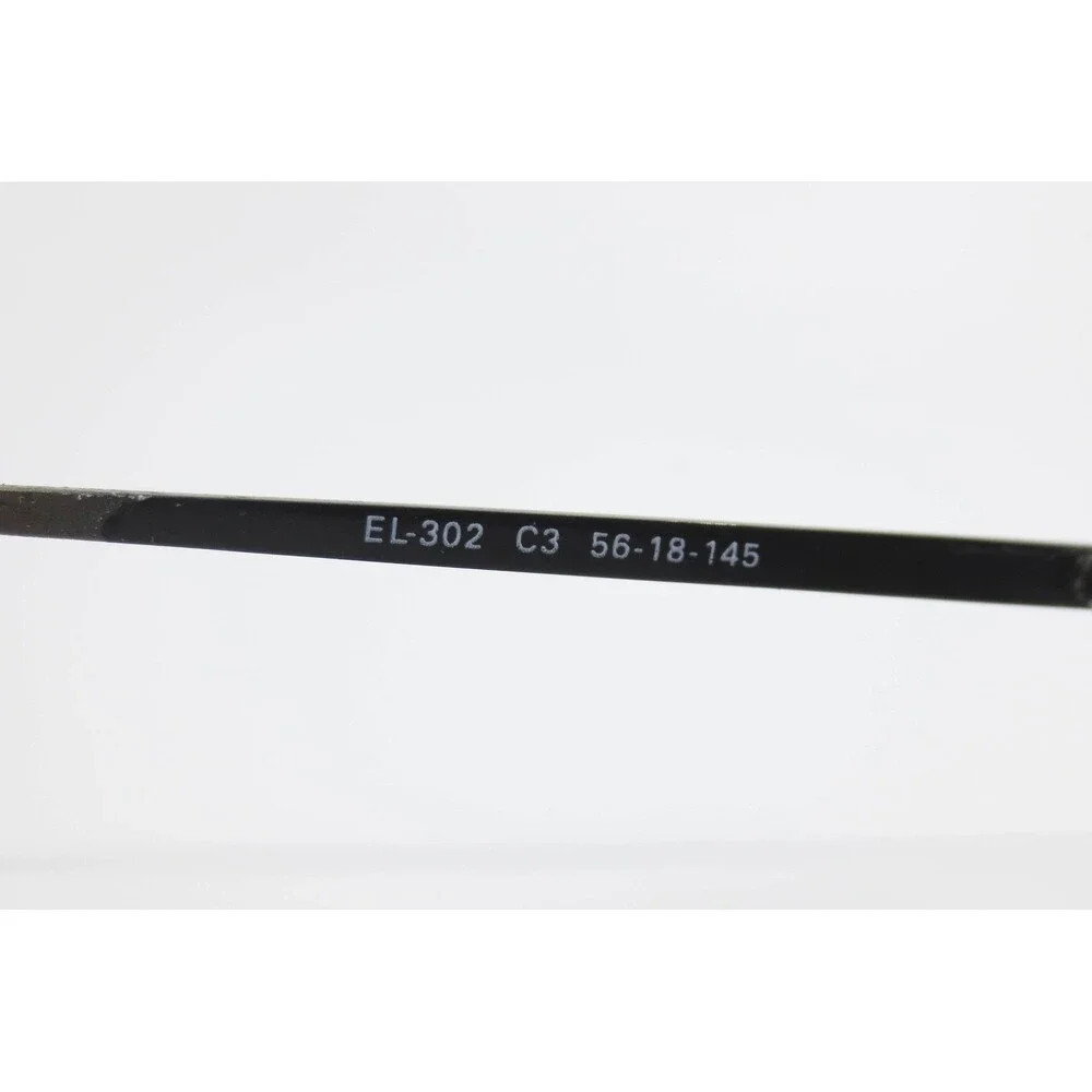 Elements Europa EL-302 C3 Black Metal Aviator Double Bridge Eyeglass Frames